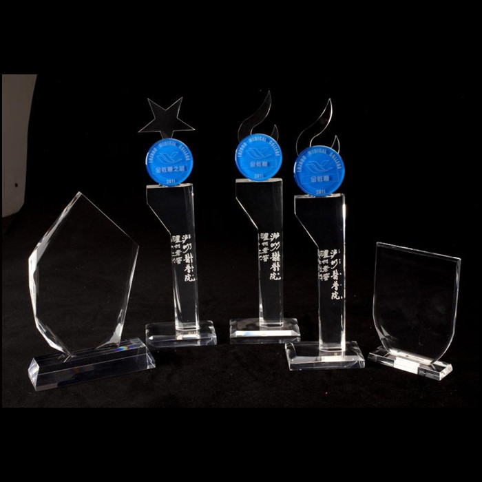 定制亞克力獎杯亞克力獎牌亞克力工藝品有機玻璃獎杯