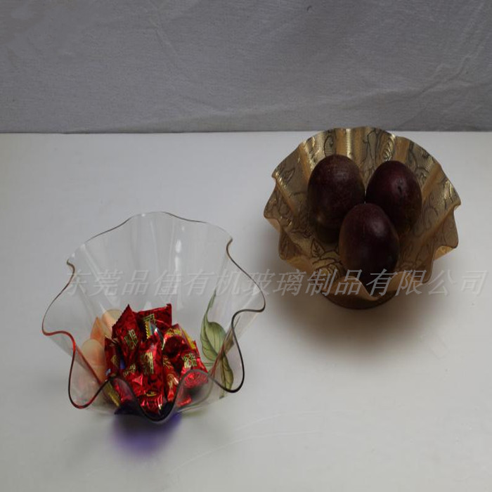 定制亞克力托盤&nbsp;亞克力水果盤&nbsp;彩色亞克力托盤